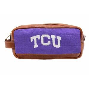 NEW SMATHERS & BRANSON unisex tcu toiletry bag in purple